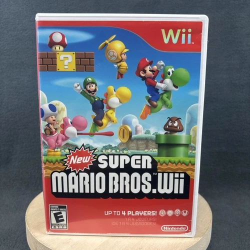 Nintendo Wii - New Super Mario Bros. Wii - Complete - Refurbished