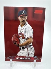 2024 Stadium Club Red Foil #25 Spencer Strider