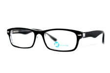 NEW MODERN OPTICAL CARE BLACK CRYSTAL AUTHENTIC EYEGLASSES KID'S FRAMES 46MM RX