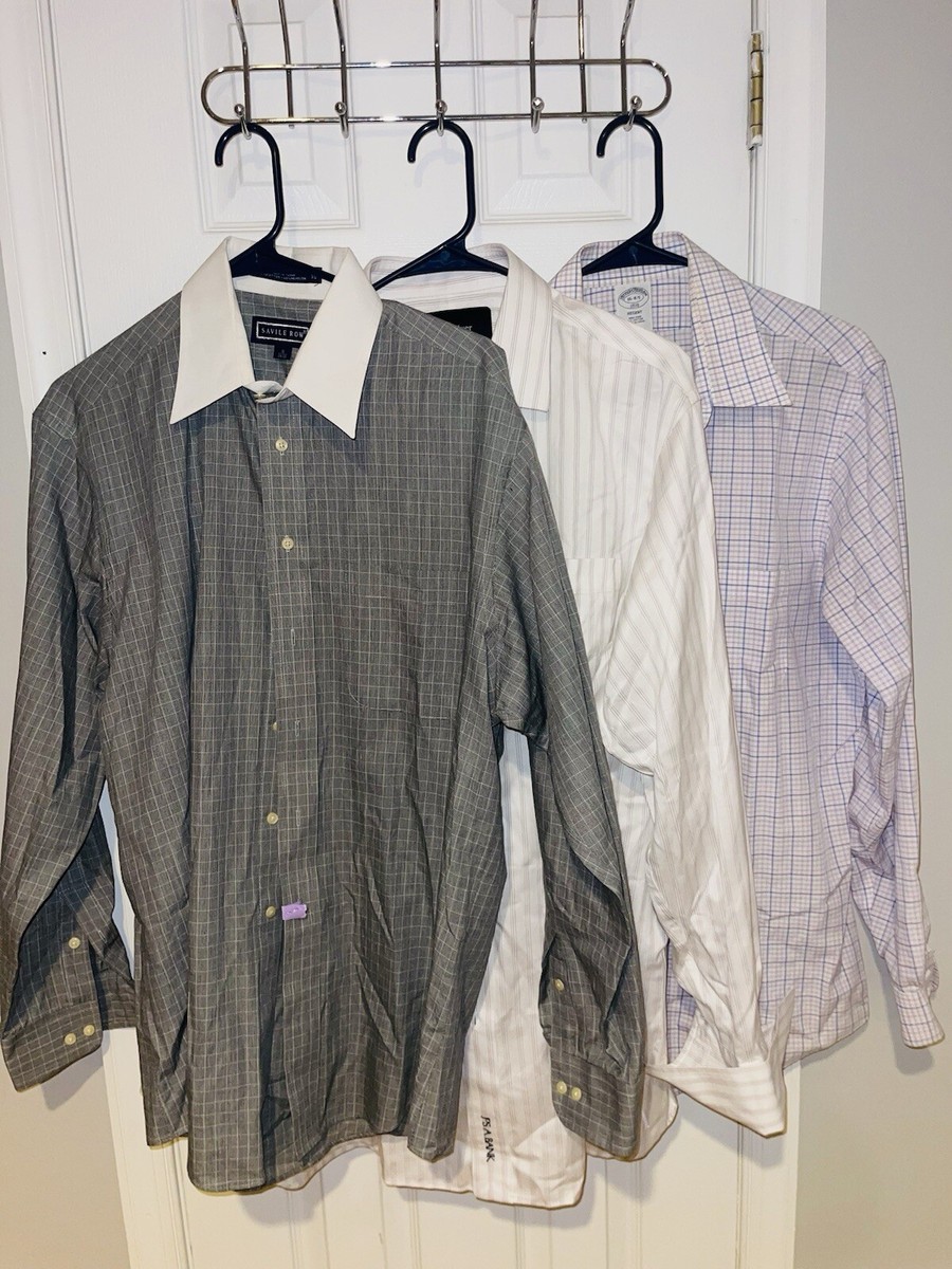 BUNDLE OF 3 Dress Shirt Mens Button Up Shirt Long Sleeve, Multiple size BUNDLE OF 3 Dress Shirt Mens Button Up Shirt Long Sleeve, Multiple size