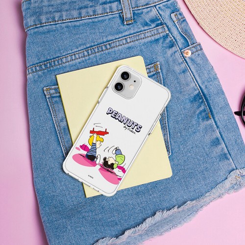 Snoopy Heart Clear Jelly Case for Galaxy S22 S21 S20 S10 S9 Ultra Plus Korea - Picture 6 of 26