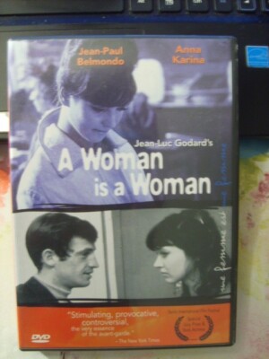 A WOMAN IS A WOMAN~1961 VG/C DVD~FRENCH W/ENGLISH SUBS~ANNA KARINA J P BELMONDO