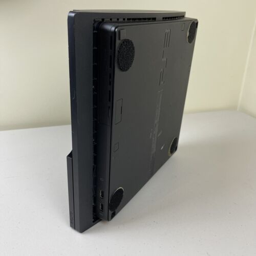 Sony PS3 PlayStation 3 Slim Edition 160GB Charcoal Black Console with Cables - Picture 5 of 8