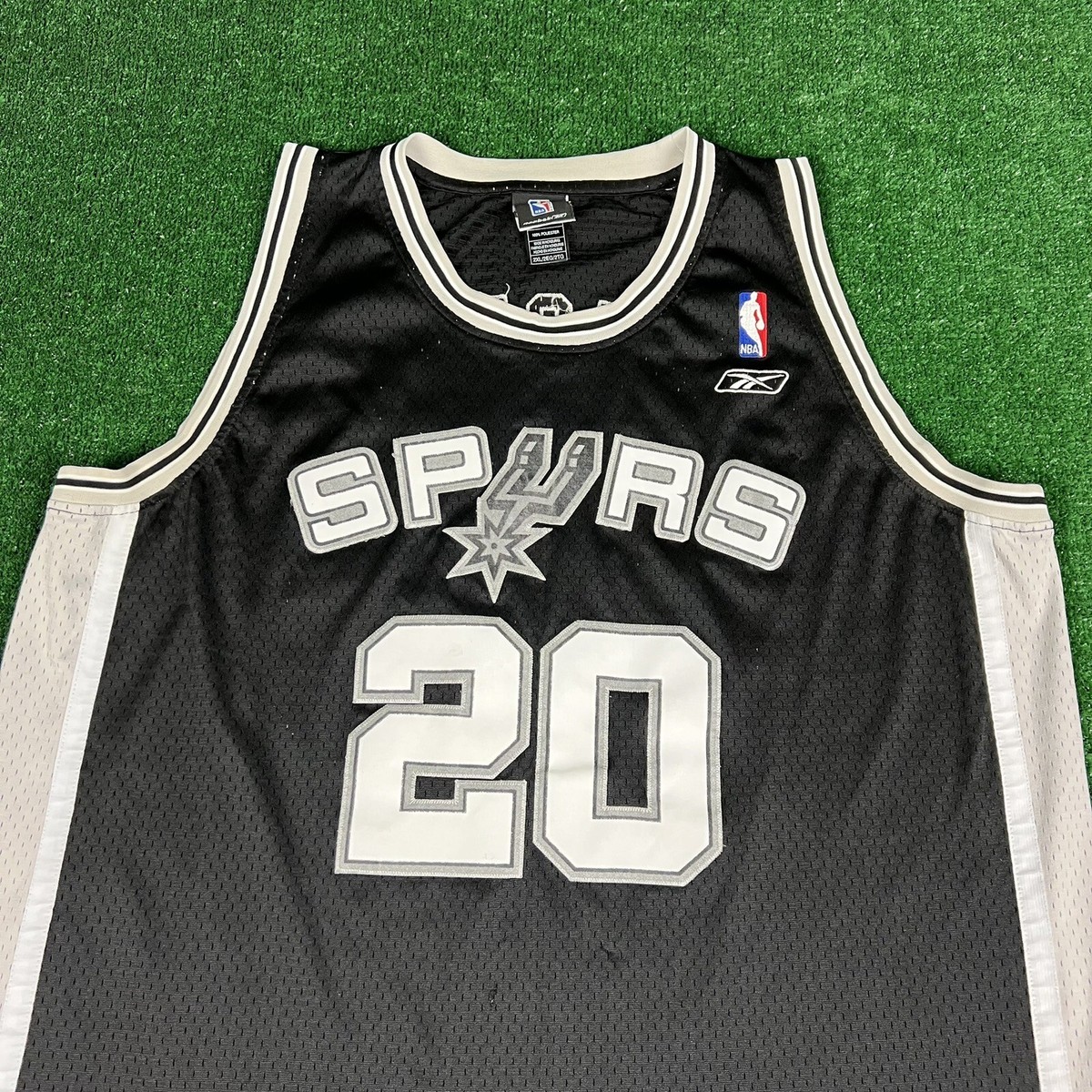 Vintage Reebok San Antonio Spurs Manu Ginobili #20 Jersey Men 2XL