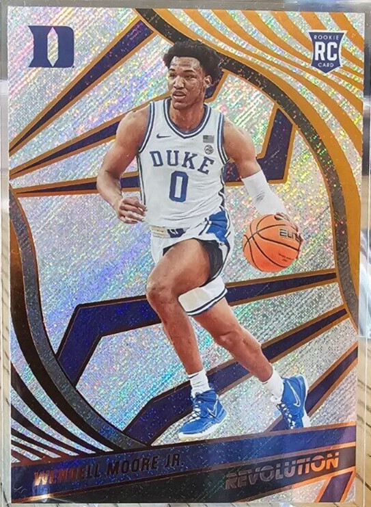 2022 Panini Chronicles Revolution Draft Picks Wendell Moore Jr. RC #41 Pistons