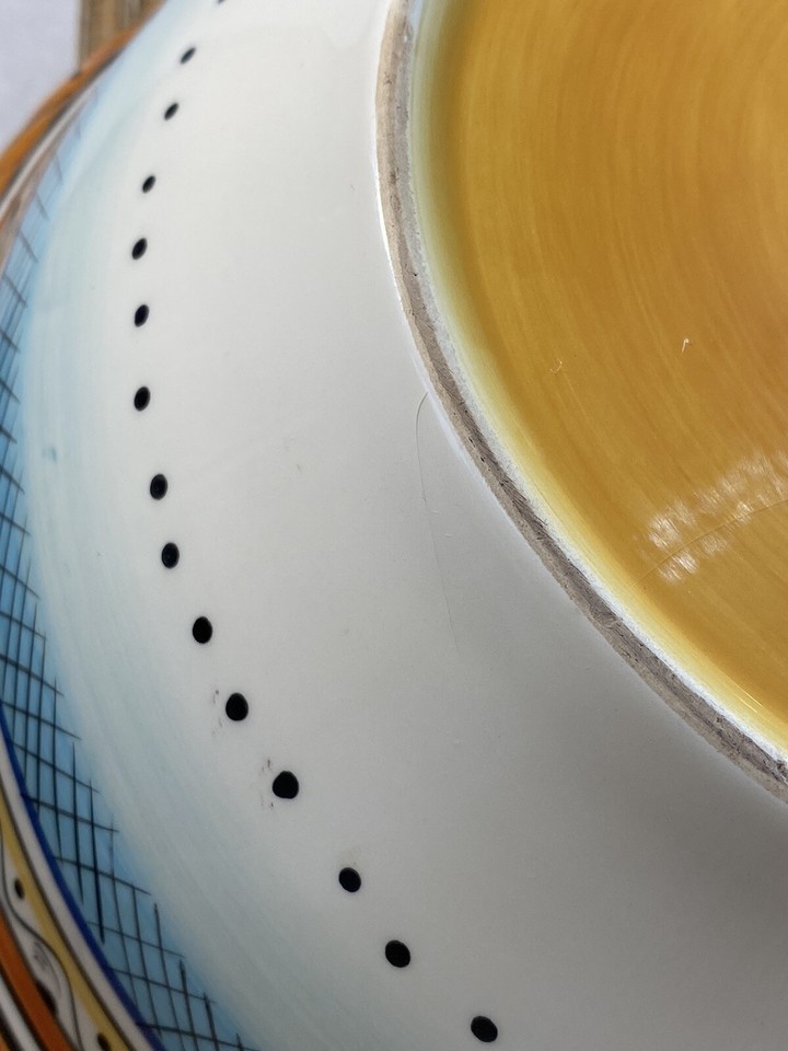 Villa Paradiso Large 13.5” Serving Bowl By Tabletops Gallery Hand