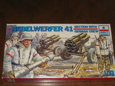 Esci/Ertl NEBELWERFER 41 with Crew 1:72 Scale - Kit #8351 - NEW! (Unsealed Box)