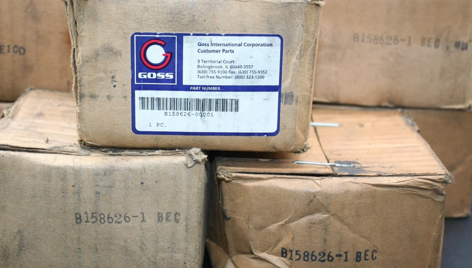 Nine (9) Goss B158626-00001 Sprockets 26-Tooth 49MM Width 55 MM ID NEW - Image 2 of 4