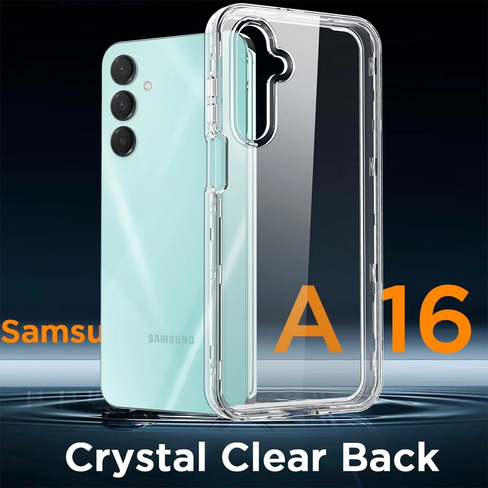 For Samsung Galaxy A16 5G Clear Protective Shockproof Anti-Yellowing Case Cover - Image 3 of 4