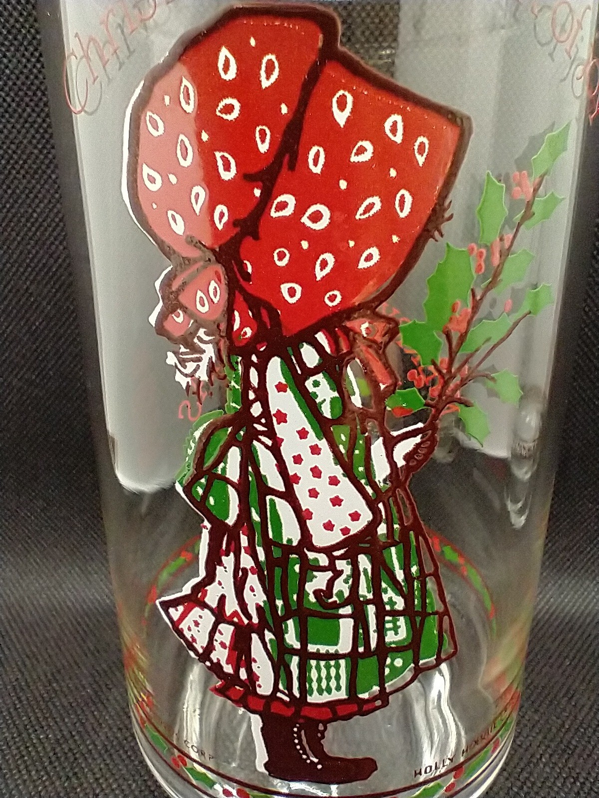 Vintage Holly Hobbie Coca-Cola American Greetings Glass 1982 Limited Edition