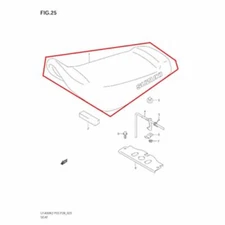 NEW OEM SUZUKI QUAD MASTER LT-A 50 SEAT FOAM COMPLETE ASSEMBLY BLACK