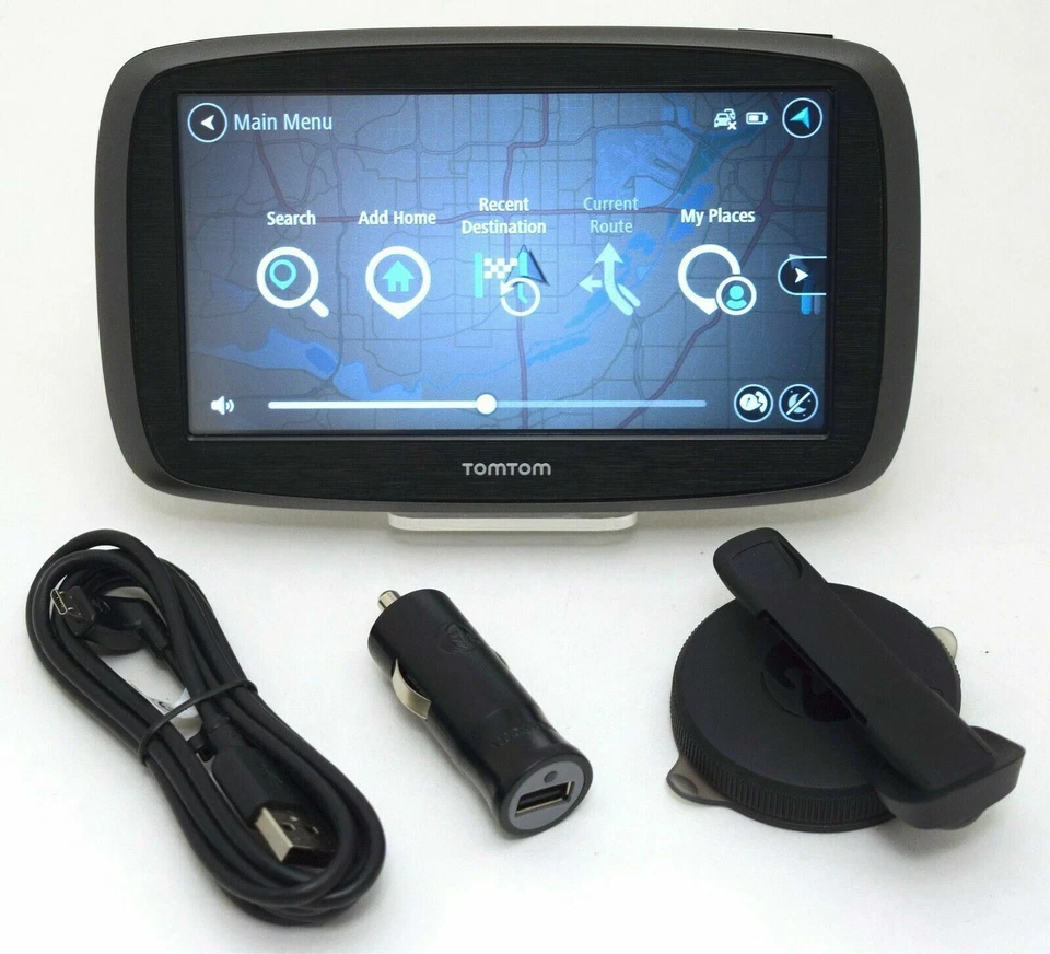 TomTom GO 60 Portable 6" GPS Car Navigation System with LIFETIME Maps USA Voice - Image 2 of 4