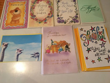 LOT OF 16 THANK YOU GREETING CARDS CARLTON CARDS