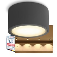 CELI-X Aufbauspot Dimmbar Flach Anthrazit Inklusive Led GX53 4,5 Warmweiß 230V