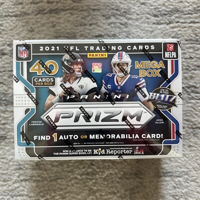 2021 Panini Prizm Football Mega Box Factory Sealed Pink Prizms 1 Auto Or Mem