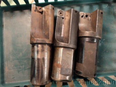 3 Different Kennametal KICR 1.5 Indexable Insert Mill Cutters w/ 1-1/4'' Shanks