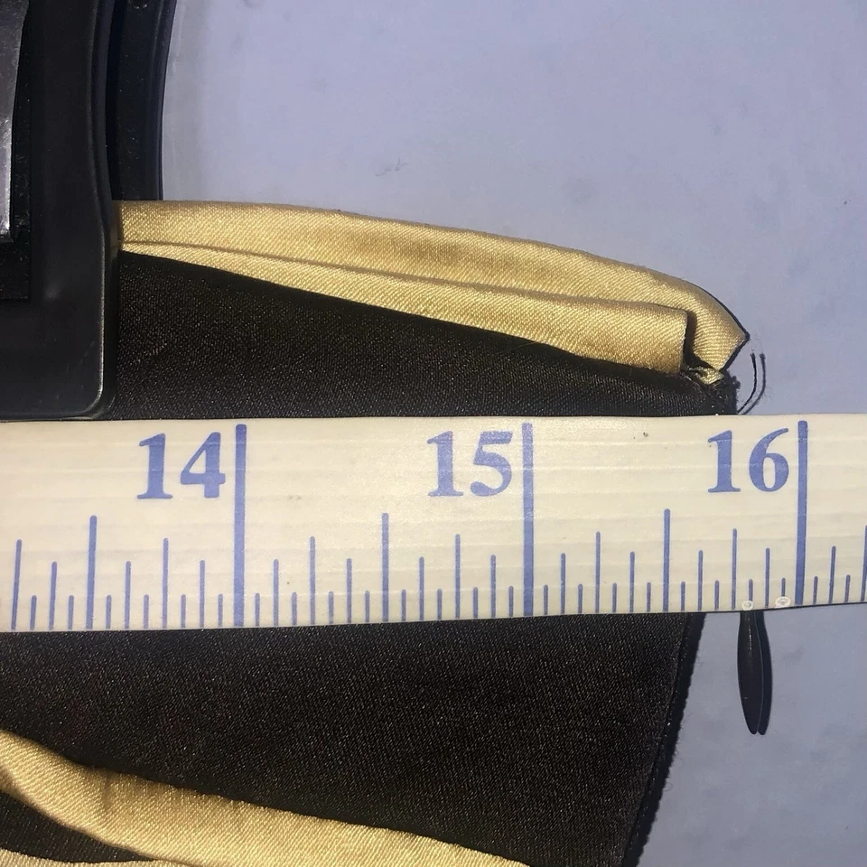 Mujer Vintage Bebe Amarillo Marrón Geométrico Floral Seda Falda S Foto 4 de 4