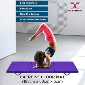 Tri Folding Gym Matts Thick Foam Floor Fitness Yoga Exercise Mat