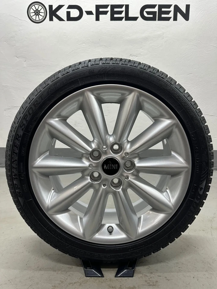 Original Mini Clubman F54 17 Zoll Winterräder Vent Spoke 518 Winterreifen Felgen - Bild 2 von 4