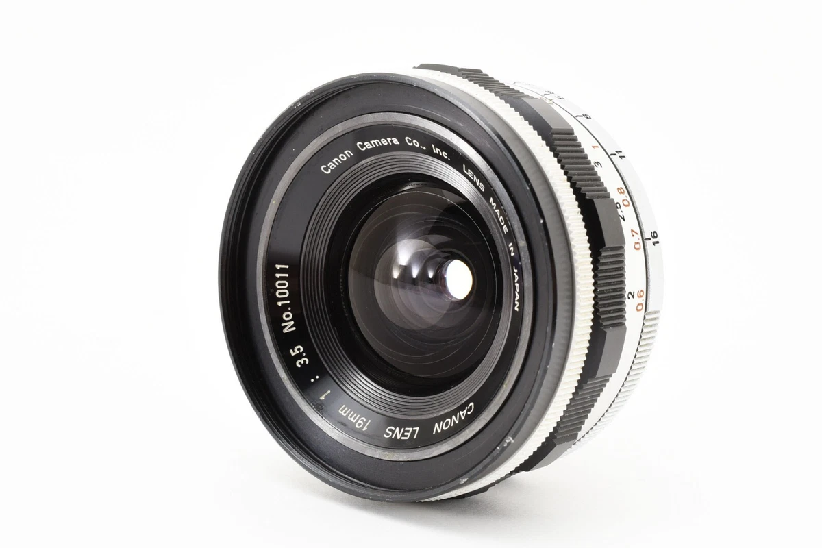 Canon f/3.5 Camera Lenses 19mm Focal for sale | eBay