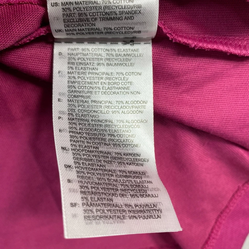 Camisa corta de entrenamiento Reebok para mujer talla grande 3X rosa grande logotipo de Reebok nueva Foto 4 de 4