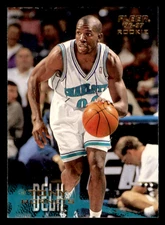 1996 Fleer Tony Delk    RC #159 Charlotte Hornets