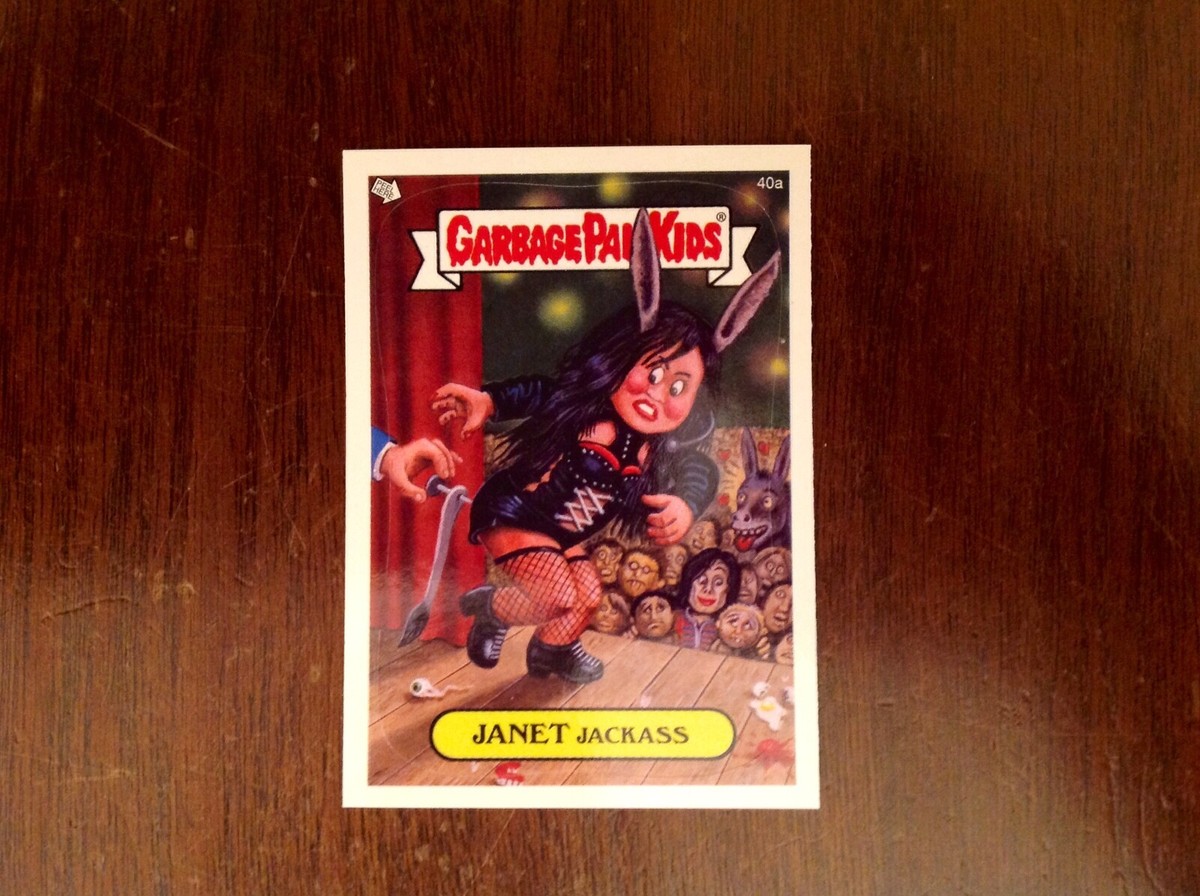 2004 Topps Garbage Pail Kids (3rd Series) #40a Janet Jackass (MINT