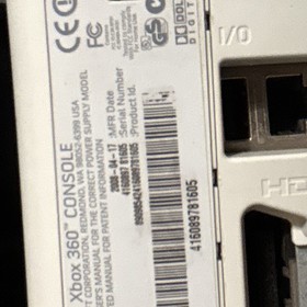 Xbox 360 20GB Cleaned and Serviced with power brick (please read description)
