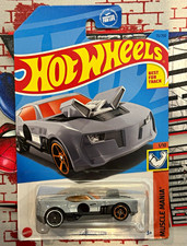 Hot Wheels 1:64 Hot Wheels Muscle Mania Gray Diecast Car Unopened 3+