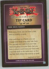 Yu-Gi-Oh! Tip Card #34/50 Exodia Decks 1996