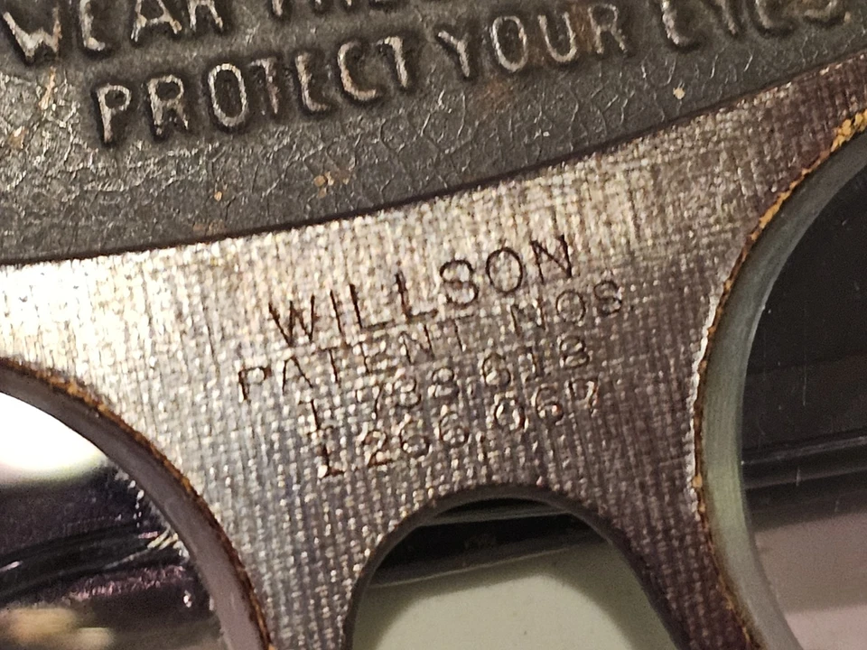 Vintage Antique WILLSON Welders Safety Goggles sunglasses 1920s 1930s Steampunk - Image 2 of 4