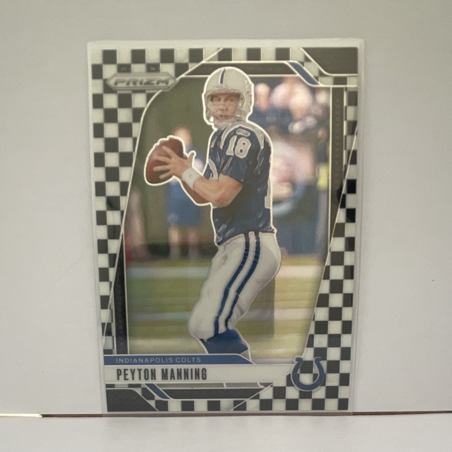 2024 Panini Prizm Football Peyton Manning #126 Checkerboard Colts Card