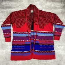ANZ CLOTHING UK Retro Cardigan textured knit sweater Oversized One Size Uni Sex