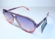 NEW TRUE RELIGION Purple Pink Aviator TR56549 Sunglasses  Case
