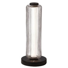 Dainolite RMA-1510LEDT Ramona 15" Tall LED Column Table Lamp - Black