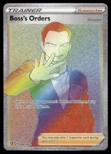Boss's Orders 200/192 Rainbow Rare Rebel Clash Pokemon Holo Near Mint on eBay