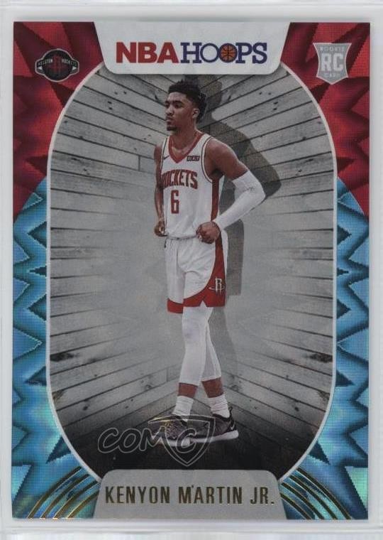 2020-21 Panini NBA Hoops Teal Explosion Kenyon Martin Jr #232 Rookie RC 7sd