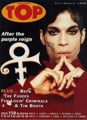 Tower Records TOP UK magazine July 1996 PRINCE BECK FUGEES Tim BOOTH SEHR GUT