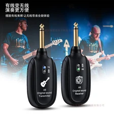 INGPARTNER 2.4GHz Wireless Guitar System Transmitter Receiver 100ft Rechargeable