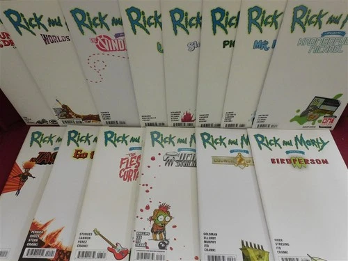 RICK AND MORTY 1 ONI SKETCH VARIANT LOT 15 COMICS ADULT SWIM CARTOON 2021 VF/NM