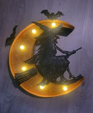 halloween decorations- Witch Light Up Sign