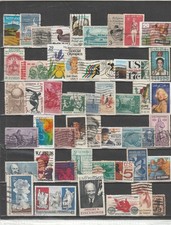 ETATS-UNIS :  Lot de  100 timbres