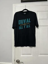 Port & Company Duval vs All Y’all Jacksonville Proud T-Shirt Men’s Medium Black