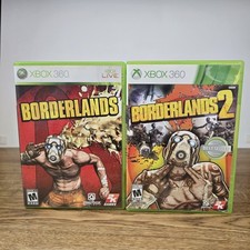 Borderlands Triple Pack Xbox 360 Prequel 1 &2 CIB All Three Games