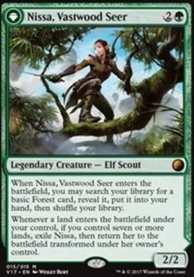 Light Play x 1 Nissa, Vastwood Seer // Nissa, Sage Animist - Foil From the Vault