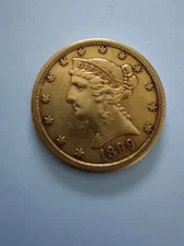1899 s Liberty Head Gold Half Eagle $5.00 Coin Ungraded