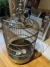 Ornate Silver Birdcage
