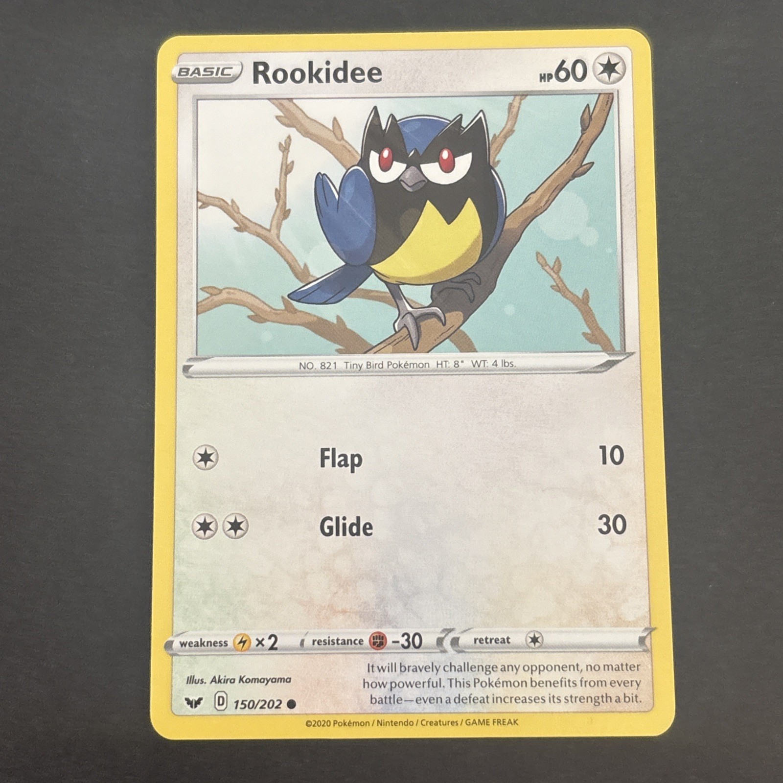 Rookidee 150/202 Regular Sword And Shield Base Set Pokemon TCG 2020