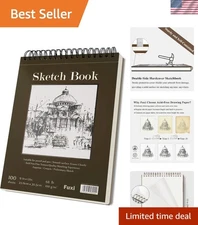Durable 9x12 Sketch Book - Ideal for Sketching, Painting & Creative Expression