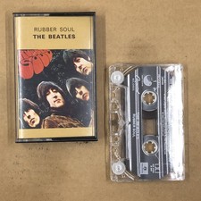 THE BEATLES Cassette Tape Rock Pop RUBBER SOUL XDR REISSUE APPLE LOGO